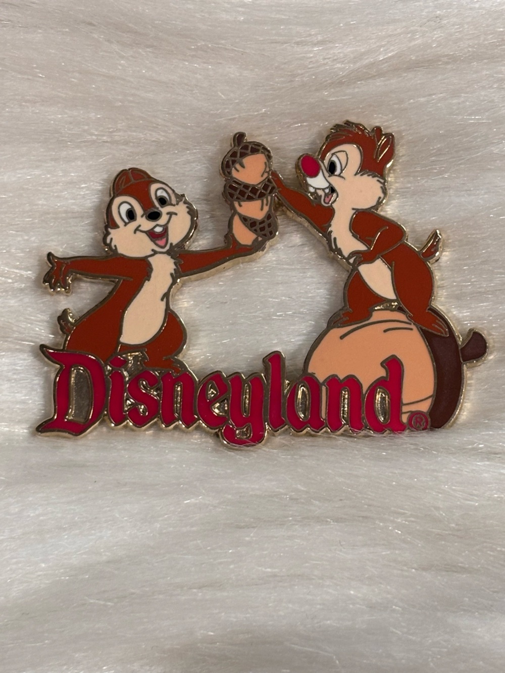 DLR Chip and Dale Disneyland Resort Logo Disney Pin